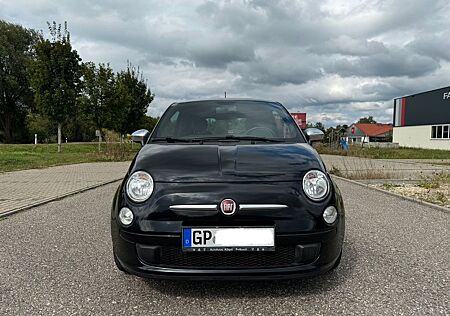 Fiat 500 0.9 TwinAir 1.Hand!/ All-Black / Klima / ALU