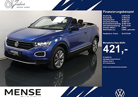 VW T-Roc Volkswagen Cabriolet 1.5 TSI Style Navi RearView Blin