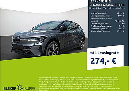 Renault Megane EV60 220 Techno Comfort Range