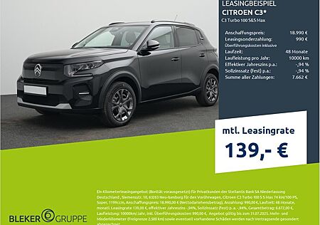 Citroën C3 Turbo 100 S&S Max