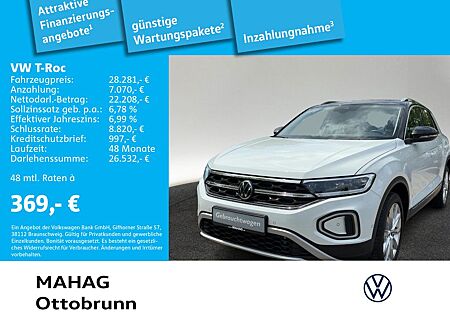 VW T-Roc Volkswagen 1.5 TSI Style LED+IQ.Drive Navi ParkAssist