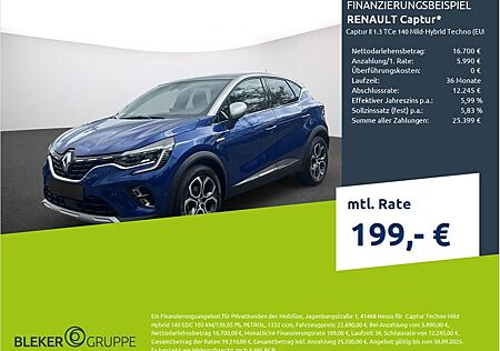 Renault Captur II 1.3 TCe 140 Mild-Hybrid Techno (EURO