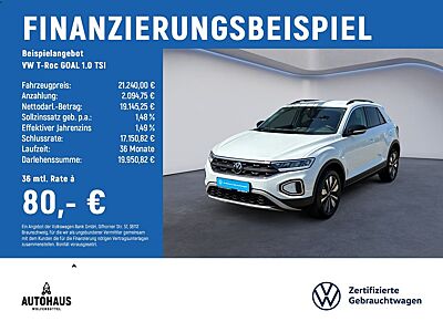 Volkswagen T-Roc GOAL 1.0 TSI NAVI+LED+App-Connect
