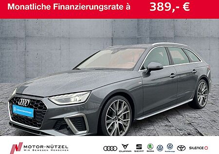 Audi A4 Avant 40 TDI S-TR S-LINE LED+NAVI+B&O+PDC+19"