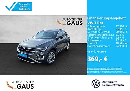 VW T-Roc Volkswagen Style 1.5 TSI DSG AHK*LED*Navi