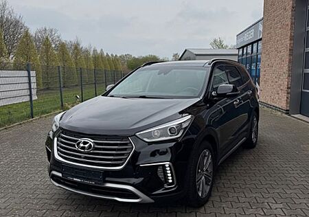 Hyundai Grand Santa Fe blue Prem 4WD 7-Sitzer Leder voll