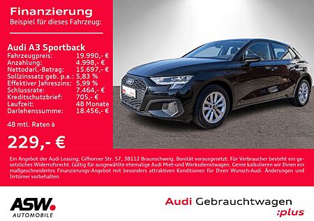 Audi A3 Sportback 30TDI Navi LED AHK GRA PDC SHZ