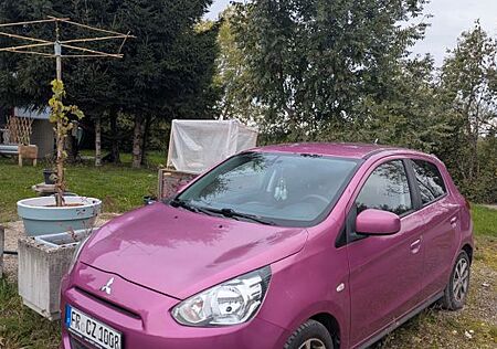 Mitsubishi Space Star gebraucht kaufen Mitsubishi Space Star 1.2 Cleartec Pink aus erster Hand