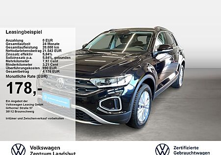VW T-Roc Volkswagen Life 1.0 TSI 2xKlima KlimaA LED LM Navi