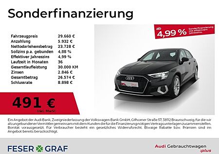 Audi A3 Sportback S line 35 TFSI S tronic Navi Plus/L
