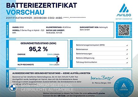 BMW 530e Touring M-Sport Head-Up HiFi Laser AHK uvm.