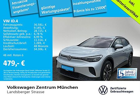 VW ID.4 Volkswagen Pro MOVE 210kW ACC CCS LED NaviPro Rear Vie