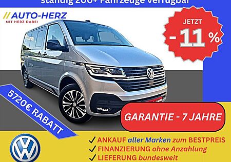 VW T6 Multivan Volkswagen T6.1 Multivan 4Motion 7-Sitz+2-Schiebe+LED+Leder