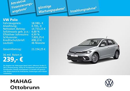 VW Polo Volkswagen Style 1.0 TSI IQ.Light Navi ParkPilot AppCo