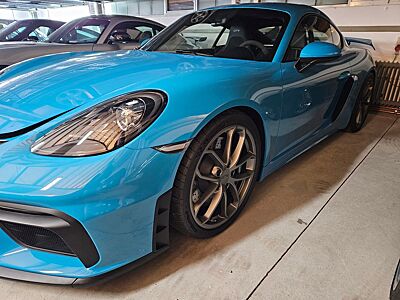 Porsche Cayman GT4 Cayman GT4 miami blue BRD