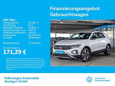 Volkswagen T-Roc Goal 1.0 TSI Navi LED ACC PDC SHZ