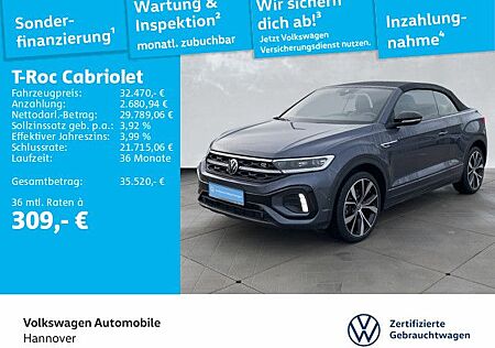VW T-Roc Volkswagen Cabriolet 1.5 TSI DSG R-Line 19LM Navi LED