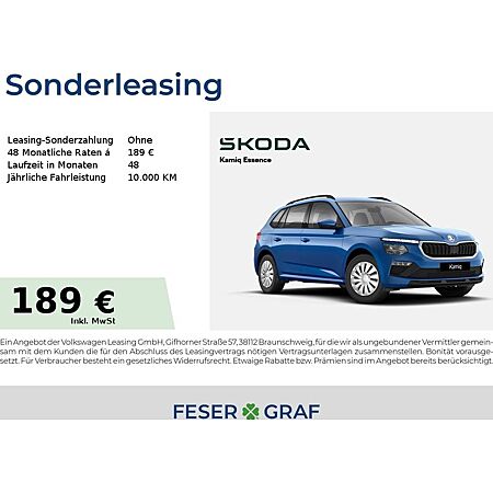 Skoda Kamiq leasen