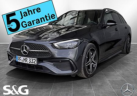 Mercedes-Benz C 220 d T AMG MBUX+360°+LED+Pano+AHK+Distronic