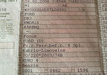 Ford Focus CC 1,6
