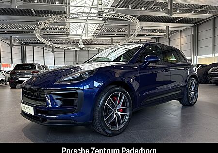 Porsche Macan S Enzianblau Luftfederung Rückfahrkamera