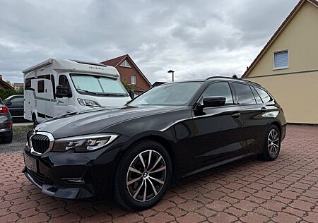 BMW 320d Sport Line AHK LED Alarm Navi Teilleder DAB