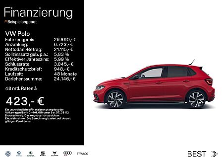 VW Polo Volkswagen 1.0 TSI R-Line|IQ.LIGHT|ACC|NAVI|CARPLAY|