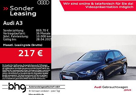 Audi A3 30 TDI Sportback advanced