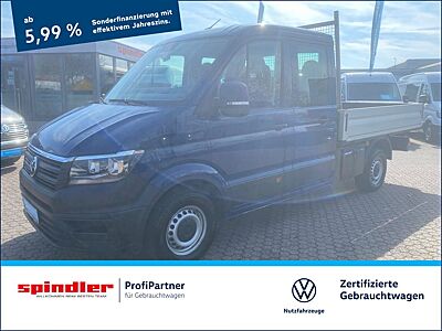 Volkswagen Crafter 35 Pritsche 2.0 TDI DOKA MR / AHK, Klima