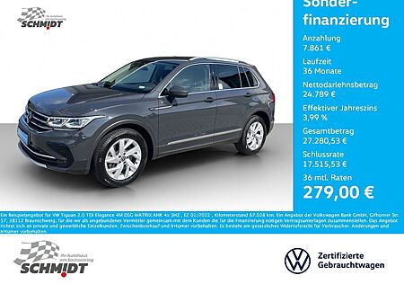 VW Tiguan Volkswagen 2.0 TDI Elegance 4M DSG MATRIX AHK 4x SHZ