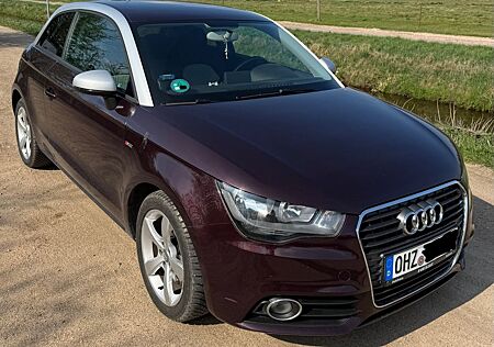 Audi A1 1.4 TFSI Ambition Shiraz-Rot