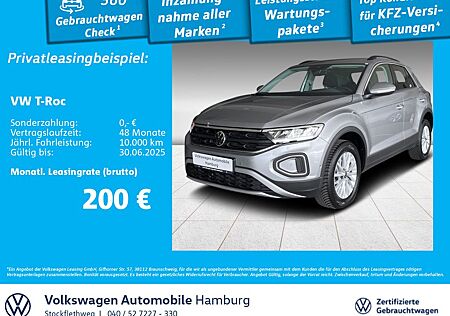 VW T-Roc Volkswagen 1.0 TSI Life Sitzhzg Navi Kamera CarPlay