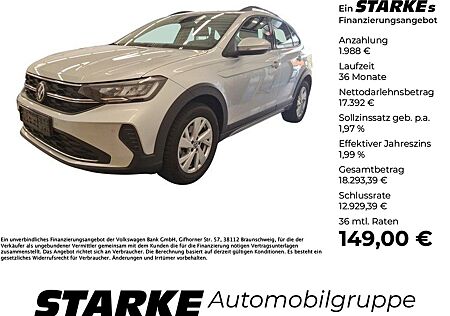 VW Taigo Volkswagen 1.0 TSI Life LED PDC LM Klima
