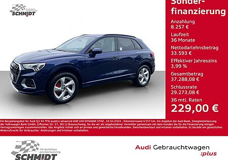 Audi Q3 40 TFSI quattro advanced AHK LED DYNAMIK STHZ