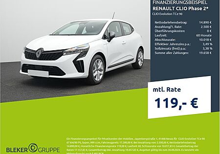 Renault Clio Phase 2 Evolution TCe 90