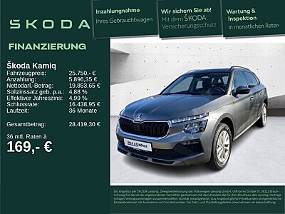 Skoda Kamiq Selection 1.0TSI AHK LED NAVI PDC SHZ VIRT