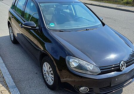 VW Golf Volkswagen 6 - 1.2 TSI Trendline 5 Türen schwarz
