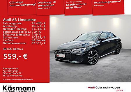 Audi A3 Limousine S line 35TFSI 2xS line LED NAV SONO