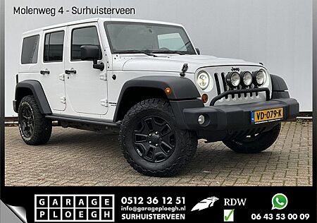 Jeep Wrangler 2.8 CRD Sport Grijs-Kenteken leder Navi