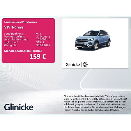 VW T-Cross leasen