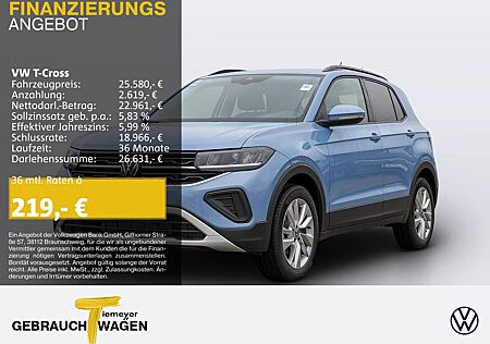 VW T-Cross Volkswagen 1.0 TSI DSG LIFE LM17 SITZHZ APP-CON KAM