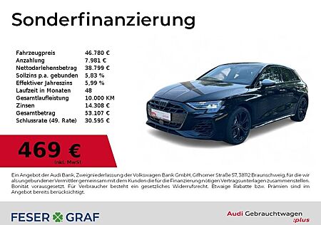 Audi S3 Sportback TFSI quattro Akrapovic/Sonos/SHZ/Ca