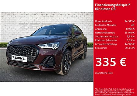 Audi Q3 Sportback 45 TFSI quattro S line StandHZG Dig