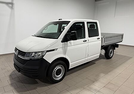 VW T6 Transporter Volkswagen T6.1 Pritsche-Doka (6-Si.),Klima,Radio,AHK
