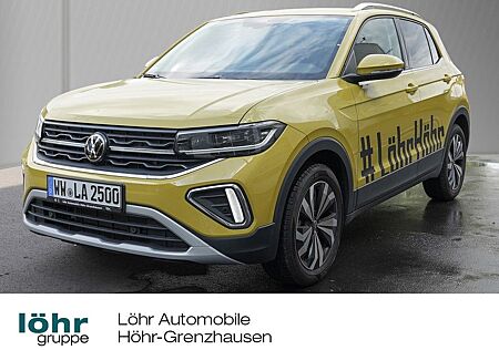 VW T-Cross Volkswagen Style 1.0 TSI DSG Yellow AHV RearView