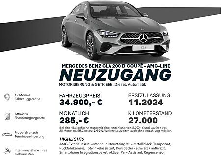 Mercedes-Benz CLA 200 d/AMG-LINE/MBUX/KAMERA/TOTW