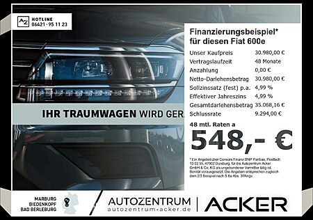 Fiat 600e Red 54kWh LED PDC Klimaaut.