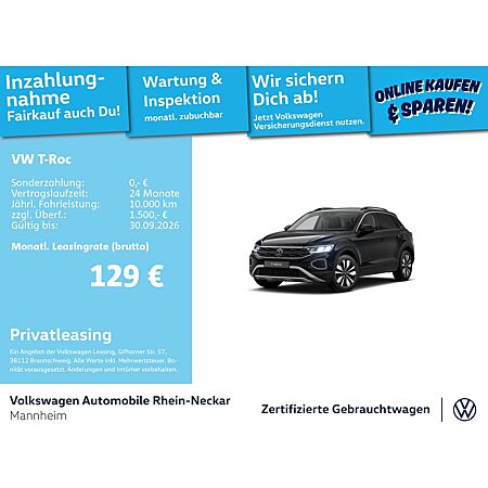 VW T-Roc leasen
