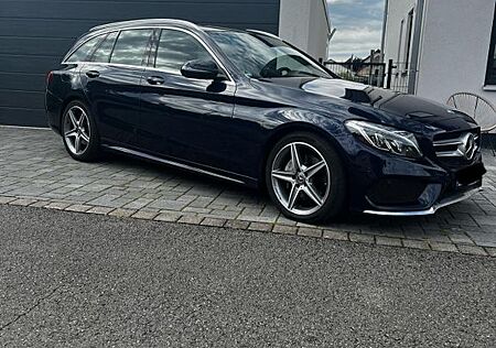 Mercedes-Benz C 220 C220d 4MATIC T AMG Line-9G-Tronic-Burmester-Luft