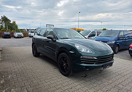 Porsche Cayenne Diesel Jetgreen, Panorama, 20Zoll